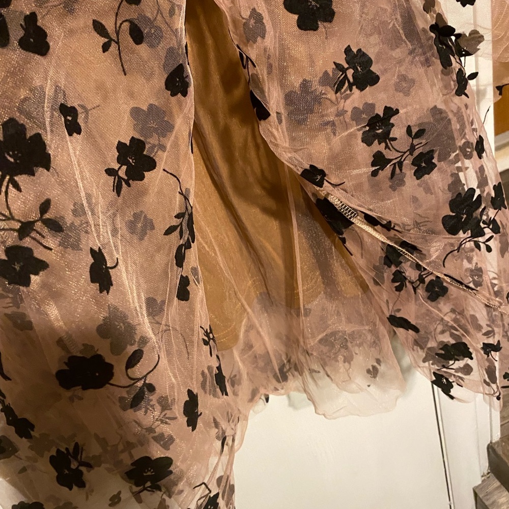 Mesh brown skirt - Picture 3 of 5